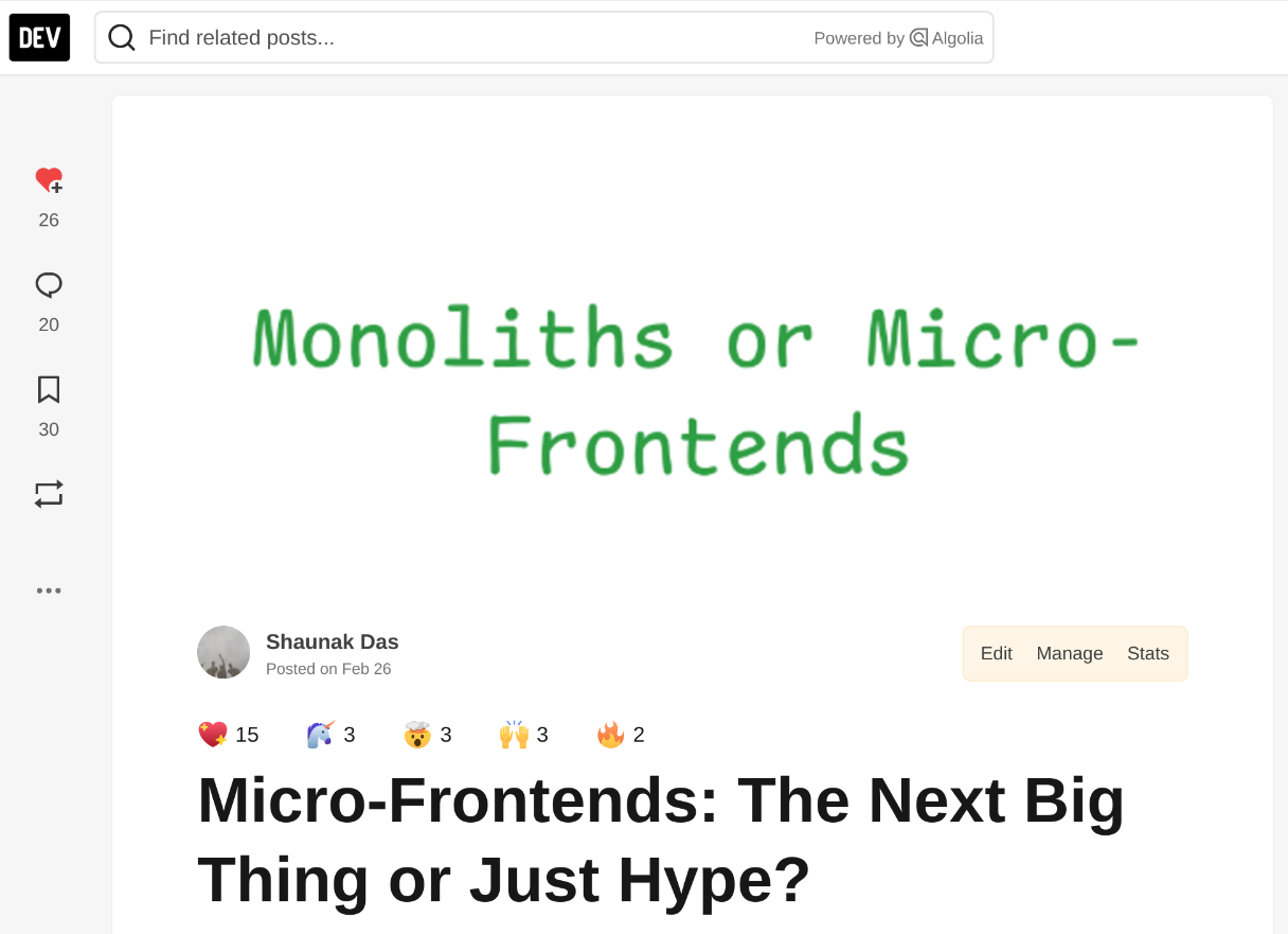 Micro-Frontends: The Next Big Thing or Just Hype?